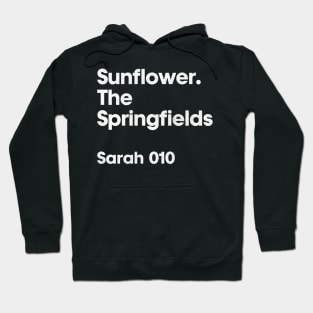 Sarah 010 - Sunflower - Minimalist Fan Design Hoodie